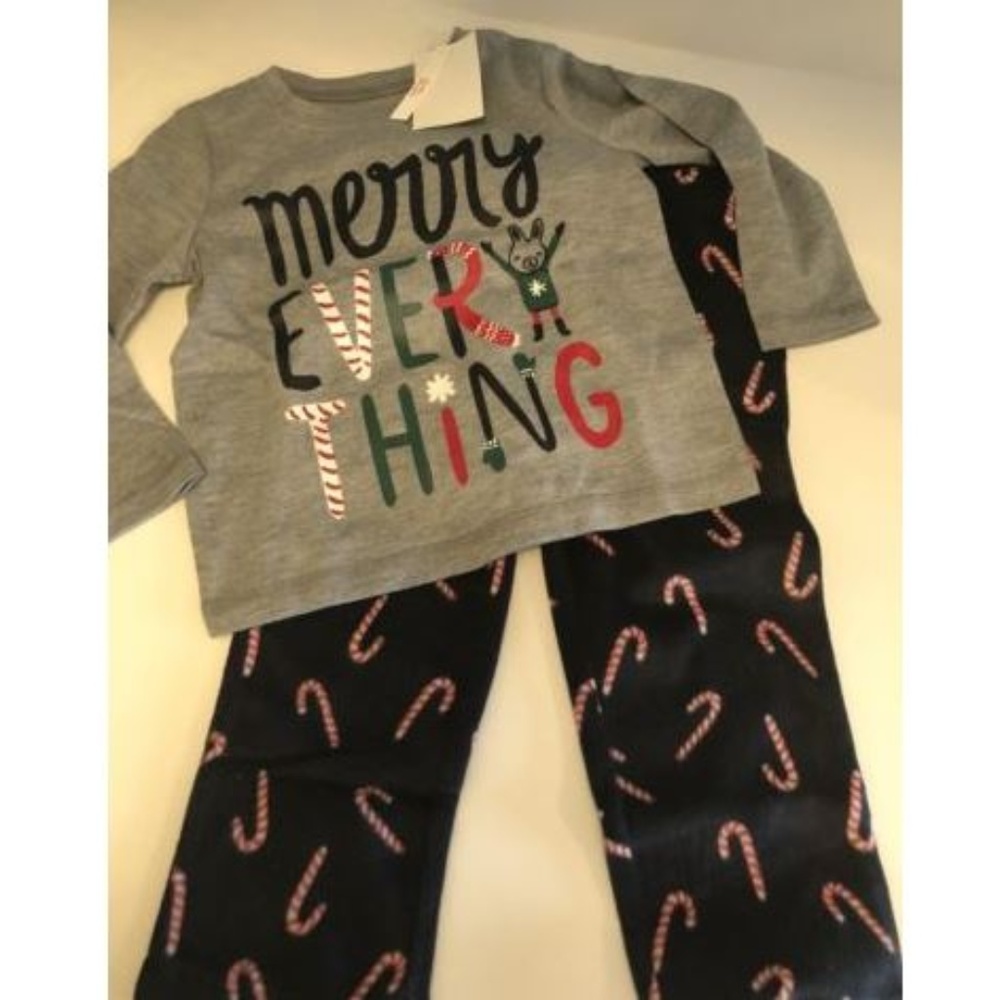 NWT Girls Joe Fresh Christmas Pajama Set 2T